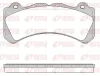 Bremsbelagsatz, Scheibenbremse Vorderachse REMSA 1502.10