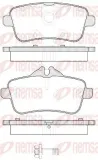 Bremsbelagsatz, Scheibenbremse Hinterachse REMSA 1503.00