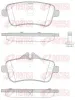 Bremsbelagsatz, Scheibenbremse Vorderachse Hinterachse REMSA 1503.10