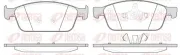 Bremsbelagsatz, Scheibenbremse Vorderachse REMSA 1510.10