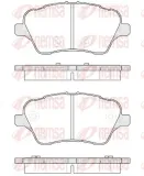 Bremsbelagsatz, Scheibenbremse Vorderachse REMSA 1514.00