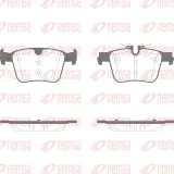 Bremsbelagsatz, Scheibenbremse 1. Hinterachse Hinterachse REMSA 1516.05