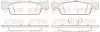 Bremsbelagsatz, Scheibenbremse Vorderachse REMSA 1540.00