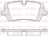 Bremsbelagsatz, Scheibenbremse Hinterachse REMSA 1541.00