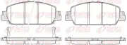 Bremsbelagsatz, Scheibenbremse Vorderachse REMSA 1548.02