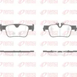 Bremsbelagsatz, Scheibenbremse 1. Hinterachse REMSA 1551.11