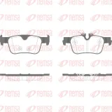 Bremsbelagsatz, Scheibenbremse 1. Hinterachse Hinterachse REMSA 1551.11