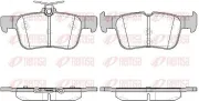 Bremsbelagsatz, Scheibenbremse Hinterachse REMSA 1551.42
