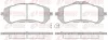 Bremsbelagsatz, Scheibenbremse Vorderachse REMSA 1559.00