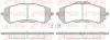 Bremsbelagsatz, Scheibenbremse Vorderachse REMSA 1559.00