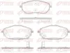 Bremsbelagsatz, Scheibenbremse Vorderachse REMSA 1561.02