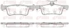 Bremsbelagsatz, Scheibenbremse Hinterachse REMSA 1563.10