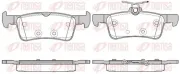 Bremsbelagsatz, Scheibenbremse Hinterachse REMSA 1563.10
