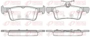 Bremsbelagsatz, Scheibenbremse Hinterachse REMSA 1563.10