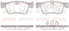 Bremsbelagsatz, Scheibenbremse Vorderachse REMSA 1580.00
