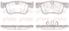 Bremsbelagsatz, Scheibenbremse Vorderachse REMSA 1580.00