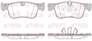 Bremsbelagsatz, Scheibenbremse Vorderachse REMSA 1580.00