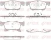 Bremsbelagsatz, Scheibenbremse Vorderachse REMSA 1580.02
