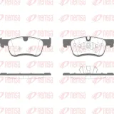 Bremsbelagsatz, Scheibenbremse 1. Vorderachse Vorderachse REMSA 1580.10