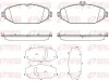 Bremsbelagsatz, Scheibenbremse Vorderachse REMSA 1618.00