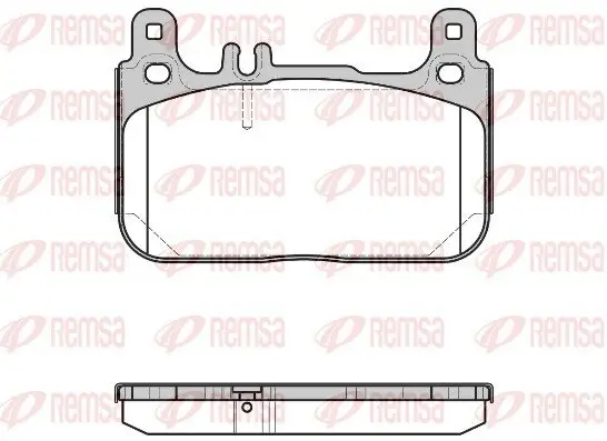 Bremsbelagsatz, Scheibenbremse REMSA 1622.00 Bild Bremsbelagsatz, Scheibenbremse REMSA 1622.00