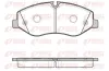 Bremsbelagsatz, Scheibenbremse Vorderachse REMSA 1623.00