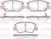 Bremsbelagsatz, Scheibenbremse Vorderachse REMSA 1630.12