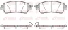 Bremsbelagsatz, Scheibenbremse Vorderachse REMSA 1656.04