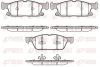 Bremsbelagsatz, Scheibenbremse Vorderachse REMSA 1657.02