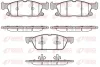 Bremsbelagsatz, Scheibenbremse Vorderachse REMSA 1657.02