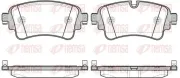 Bremsbelagsatz, Scheibenbremse Hinterachse REMSA 1669.08