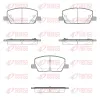 Bremsbelagsatz, Scheibenbremse Vorderachse REMSA 1670.02