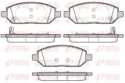 Bremsbelagsatz, Scheibenbremse Vorderachse REMSA 1674.02