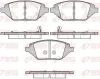 Bremsbelagsatz, Scheibenbremse Vorderachse REMSA 1686.02