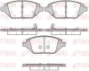 Bremsbelagsatz, Scheibenbremse Vorderachse REMSA 1686.02