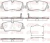 Bremsbelagsatz, Scheibenbremse Hinterachse REMSA 1687.00