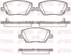 Bremsbelagsatz, Scheibenbremse Vorderachse REMSA 1695.02