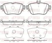 Bremsbelagsatz, Scheibenbremse REMSA 1699.00
