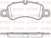 Bremsbelagsatz, Scheibenbremse Vorderachse REMSA 1713.00
