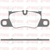 Bremsbelagsatz, Scheibenbremse 2. Hinterachse Hinterachse REMSA 1714.30