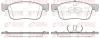 Bremsbelagsatz, Scheibenbremse Vorderachse REMSA 1719.00