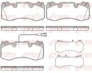 Bremsbelagsatz, Scheibenbremse Vorderachse REMSA 1723.01