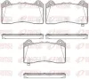 Bremsbelagsatz, Scheibenbremse Vorderachse REMSA 1736.02
