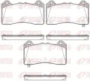 Bremsbelagsatz, Scheibenbremse Vorderachse REMSA 1736.02