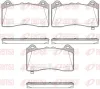 Bremsbelagsatz, Scheibenbremse Vorderachse REMSA 1736.02