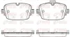 Bremsbelagsatz, Scheibenbremse Hinterachse REMSA 1739.00