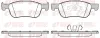 Bremsbelagsatz, Scheibenbremse Vorderachse REMSA 1776.00