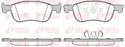 Bremsbelagsatz, Scheibenbremse Vorderachse REMSA 1776.00