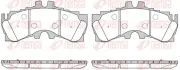 Bremsbelagsatz, Scheibenbremse Vorderachse REMSA 1789.00
