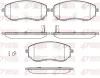 Bremsbelagsatz, Scheibenbremse Vorderachse REMSA 1801.02